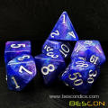 Bescon Starry Night Dice Set Series, 7pcs Polyhedral RPG Dice Set